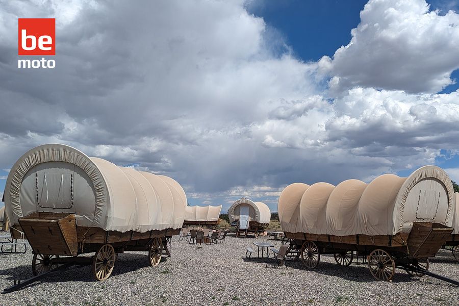 Oregon Trail-Style Covered Wagons