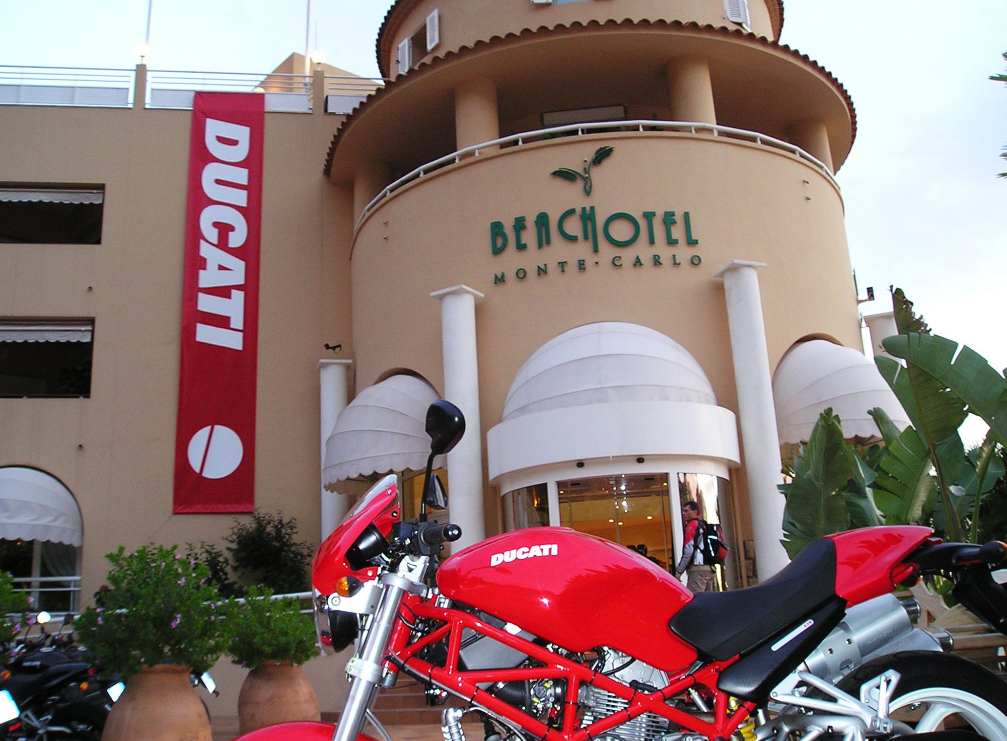 Ducati PR bike launch outside the Beach Hotel in Monte Carlo