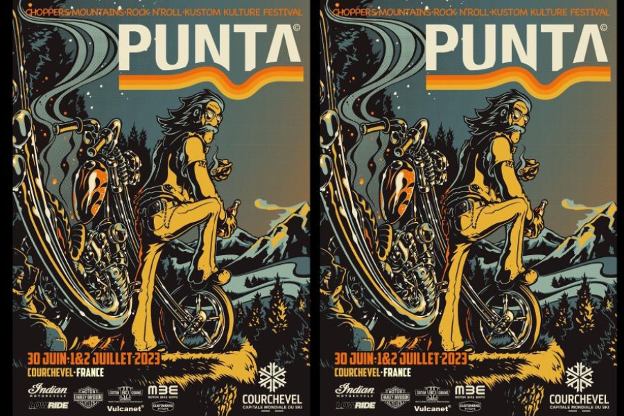 Punta Bagna International Bike Rally 2023 poster