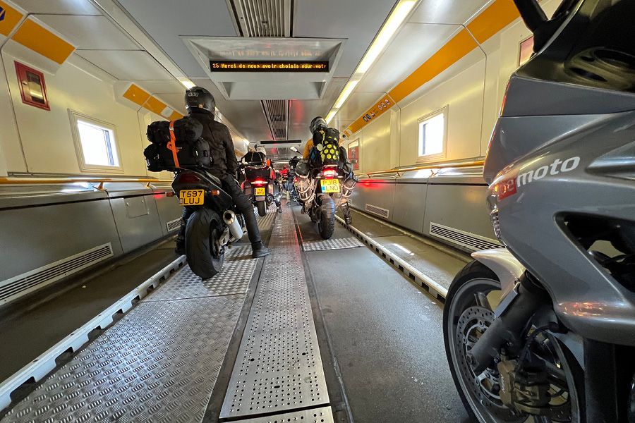 Eurotunnel motorcycle motorbike