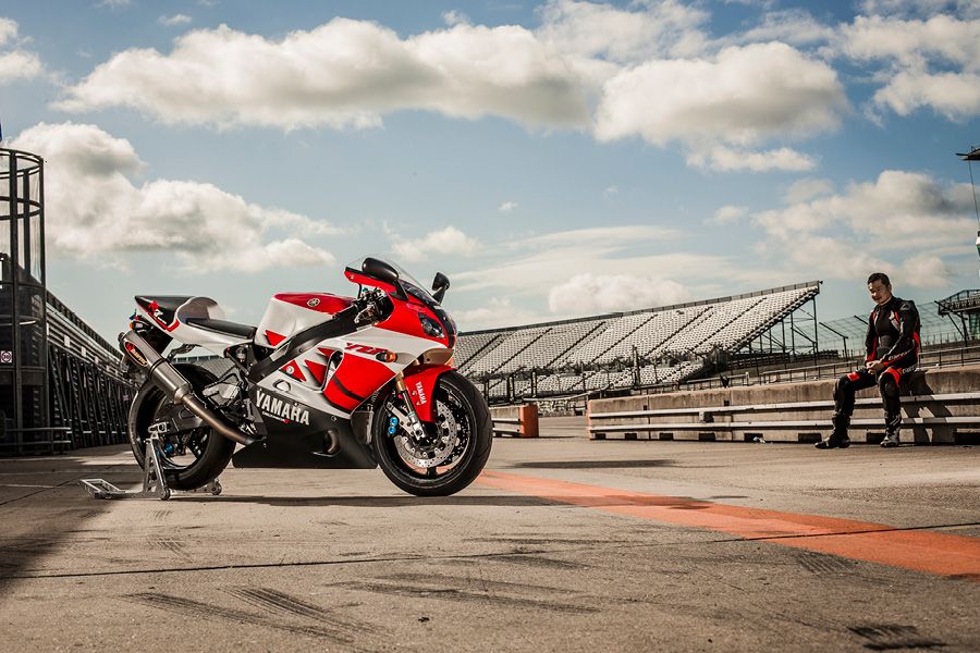 R7 in pits on race track at Rockingham Circuit with Kar Lee