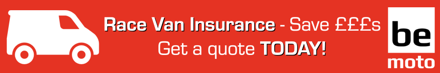 Get quote banner for BeMoto Race Van Insurance