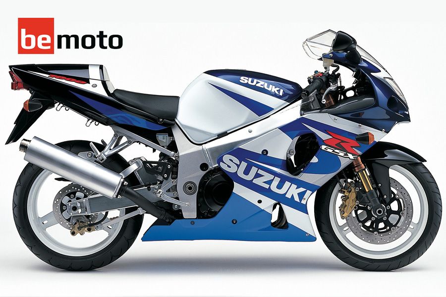 Suzuki GSX-R1000 K1 classic blue and white colour scheme