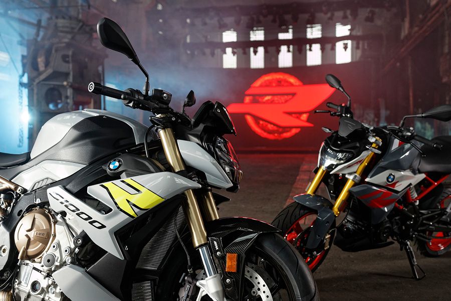 Two BMW S1000R Motorcycles