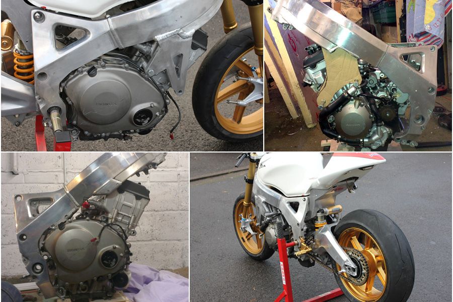 Honda Fireblade 900 chassis fitting a cbr1000rr engine