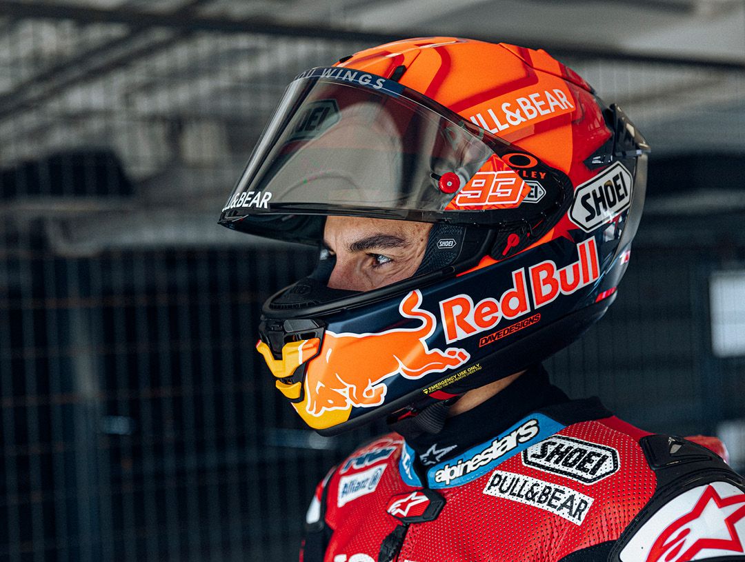 Shoei X-SPR Pro worn by Marc Marquez