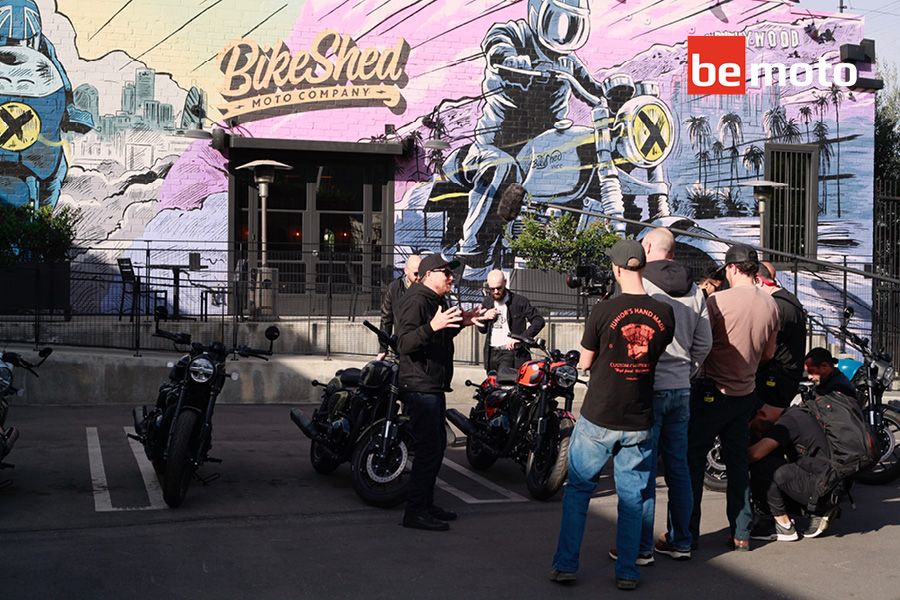 Royal Enfield Shotgun 650 launch at The Bike Shed in LA