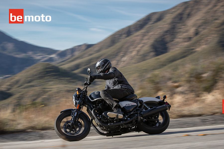 Royal Enfield Shotgun 650 motorcycle ridden in the mountains around LA