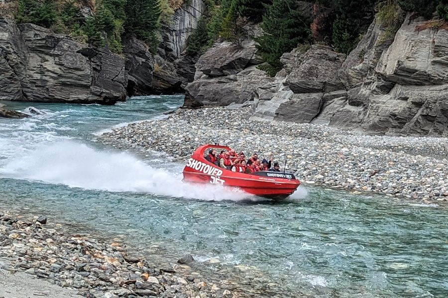 Shotover Jet through the gorges