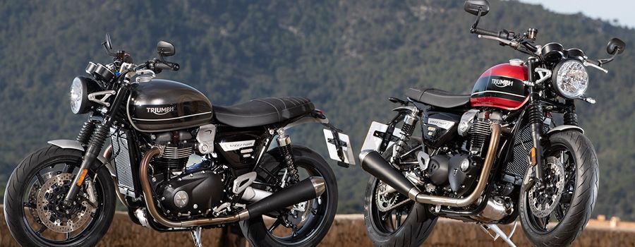 2019 Triumph Speed Twins side by side