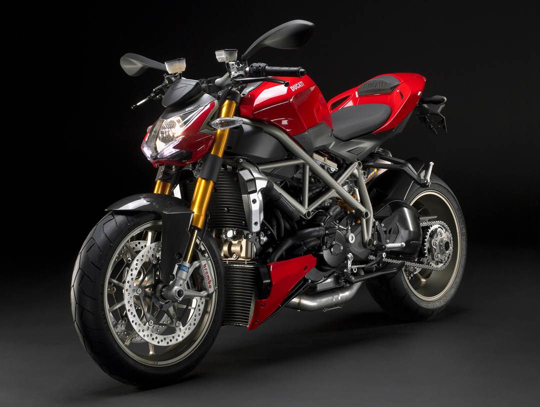 Ducati Streetfighter red static front left side