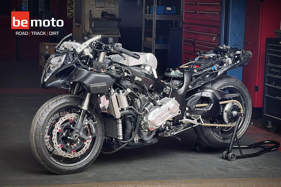 TTS Super Busa with fairings removed