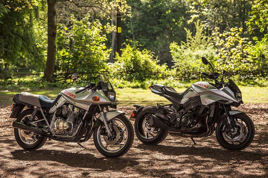 Suzuki Katana Old and New Side By Side
