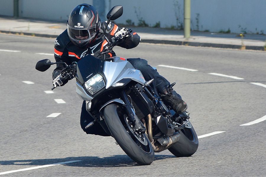 Suzuki Katana on the road