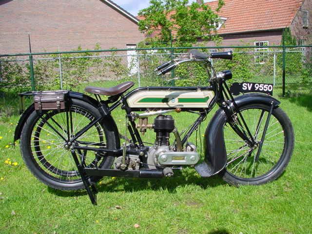 Triumph Model H Trusty classic motorcycle in black