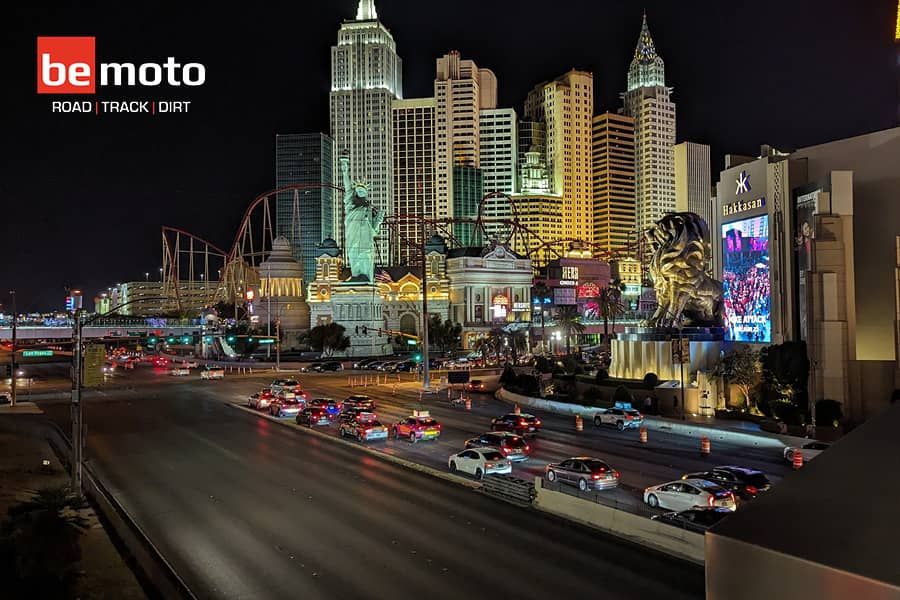 USA Motorbike Tour Day 1 - Las Vegas Strip by Night