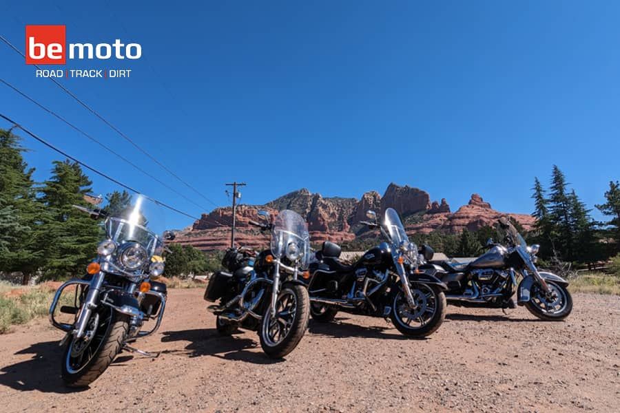 USA Tour - Four Harley Davidson Motorcycles