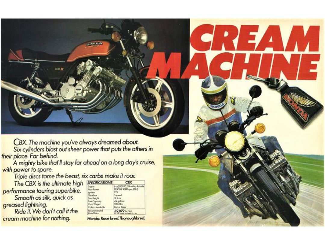 Honda CBX1000 advert