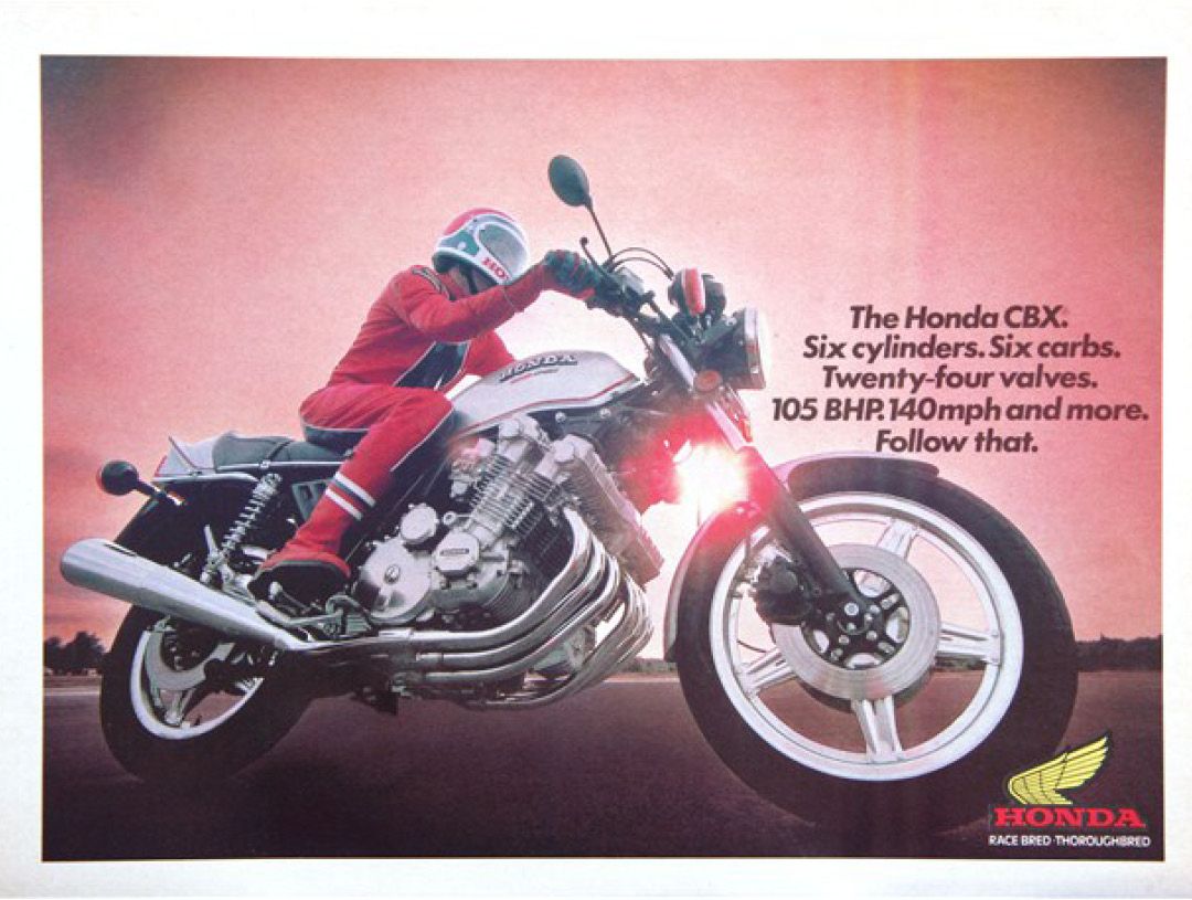 Honda CBX1000 advert