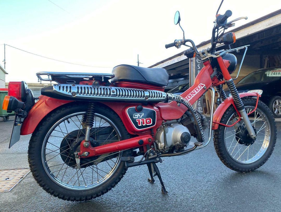 Honda CT110 postie bike 