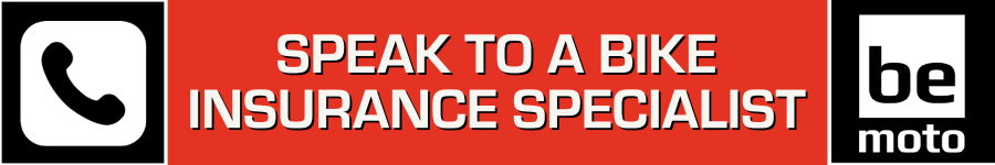 Speak to a bike insurance specialist banner