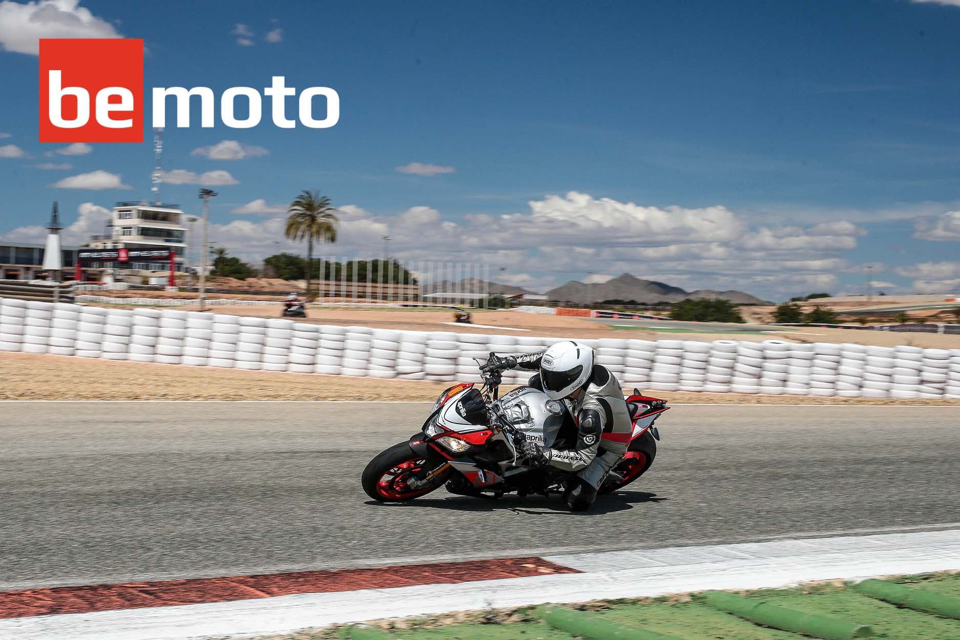 Aprilia Tuono on Track