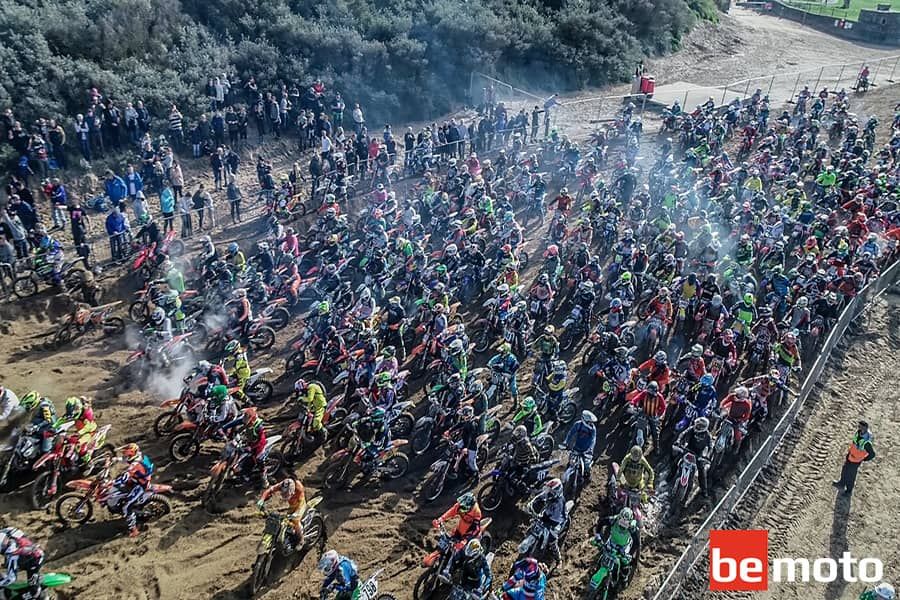 Weston Beach Race Starting Line