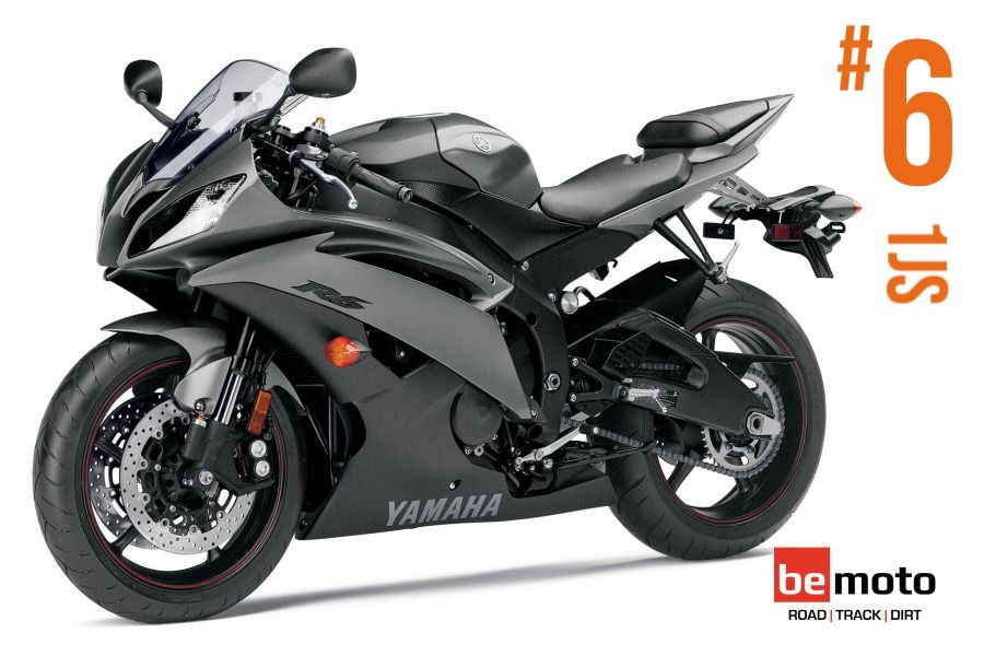 Number 6: New Colours Yamaha YZF-R6 1JS (2012)