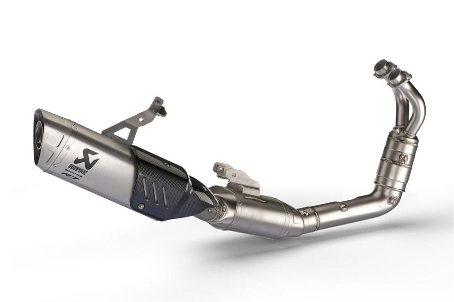 Yamaha YZF-R7 2021 2022 Akrapovič system 