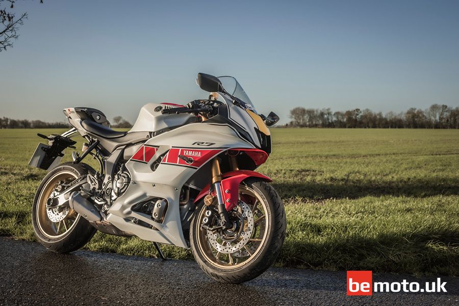 Yamaha R7 60th Anniversary side on static