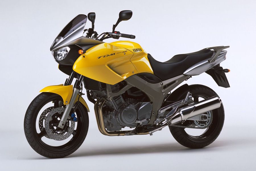 Yamaha TDM900 2002 yellow studio