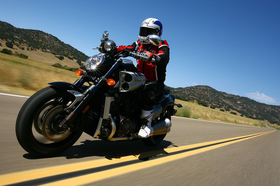 Yamaha VMAX Riding Shot