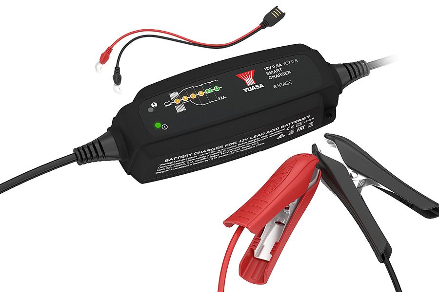 YCX0.8 12V 0.8A Yuasa 6-Stage Smart Charger motorcycle battery charger