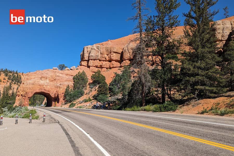 Road Tunnel at Springdale Zion National Park USA