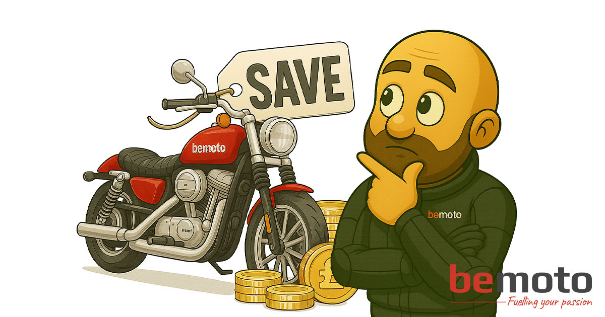 How to save money on your motorbike insurance by motorbike insurance specialists, BeMoto